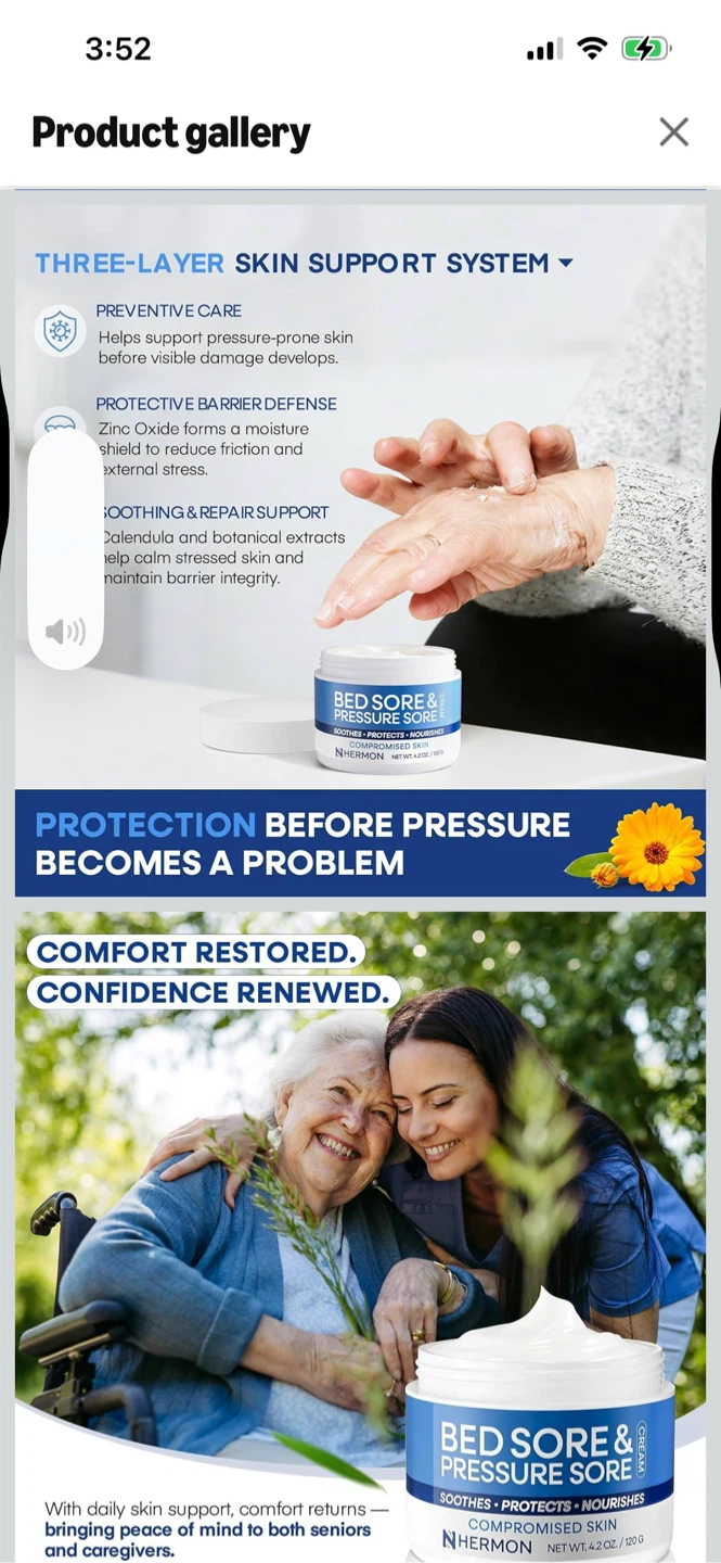 New-RoyceDerm Bed Sore & Pressure Sore Healing Cream 3.5 oz - photo 4