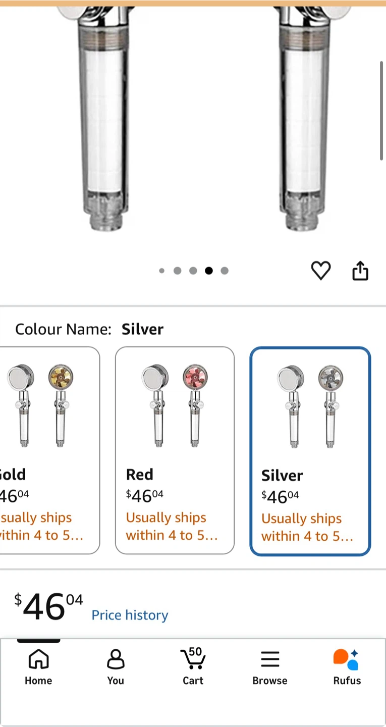 Youngran Turbocharged Shower Head - Silver - photo 4
