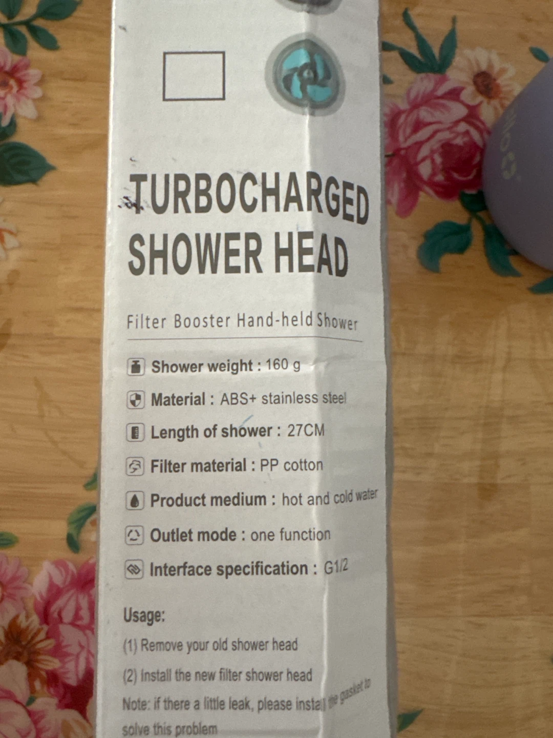 Youngran Turbocharged Shower Head - Silver - photo 5