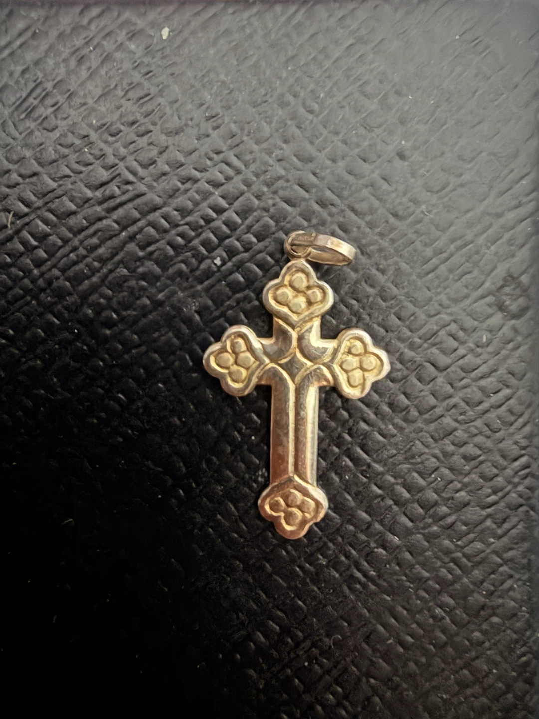Sterling silver 925 Italy Vintage style Cross pendant