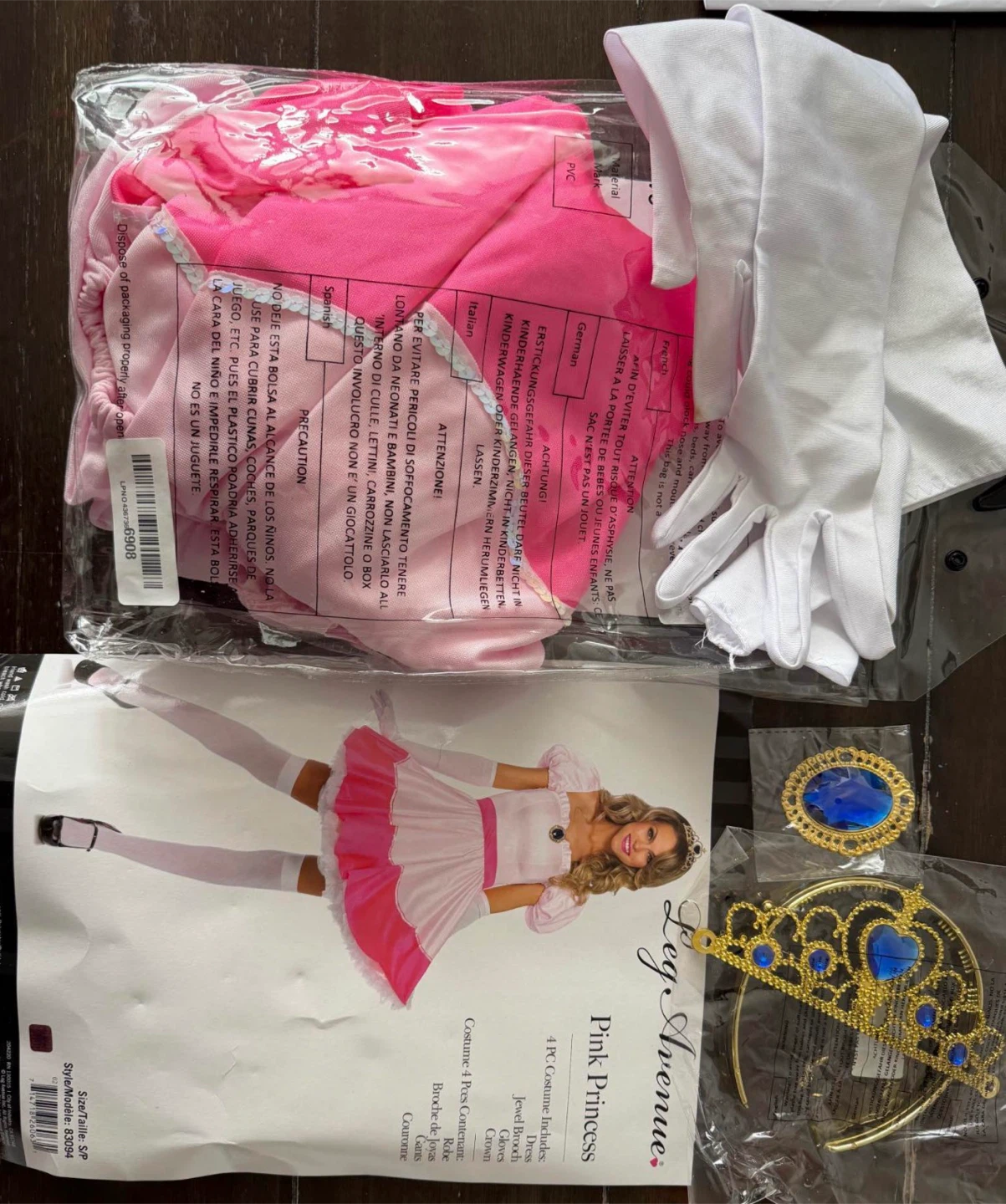 Leg Avenue Pink Princess Costume - Small/Petite - photo 2