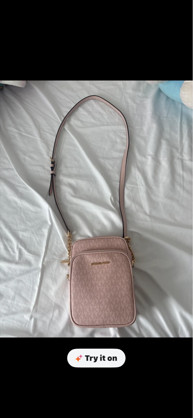 Michael Kors Jet Set Travel Medium Logo Crossbody Bag - Pink - photo 3