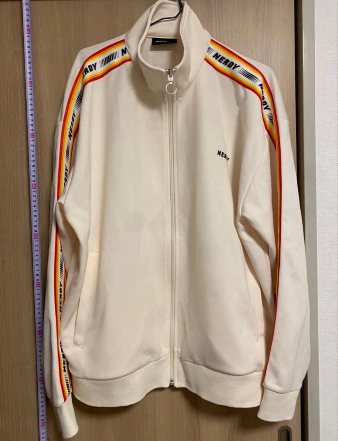 Nerdy Track Jacket - Cream