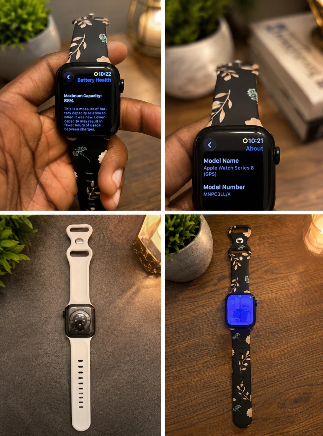 Apple Watch Series 8 (GPS) with Floral Band - photo 3