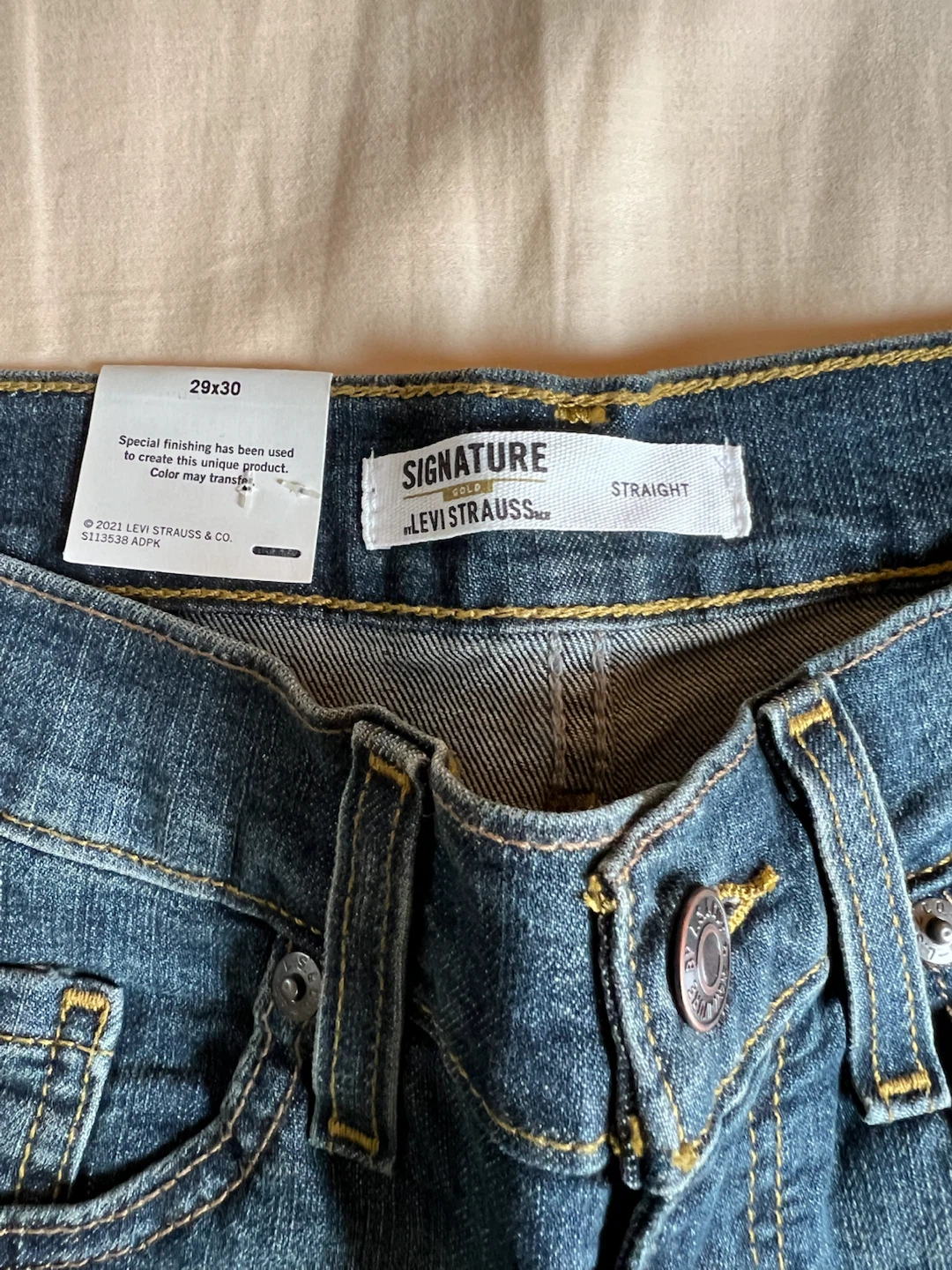 Levi Strauss Signature Gold Straight Jeans 29x30 - photo 3