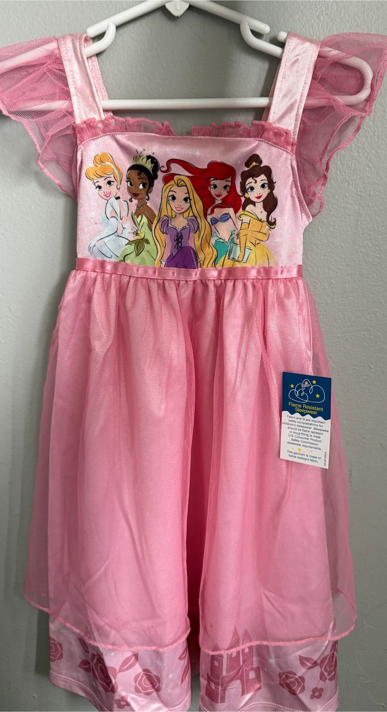 Size 2T Princess Sleepwear Dress