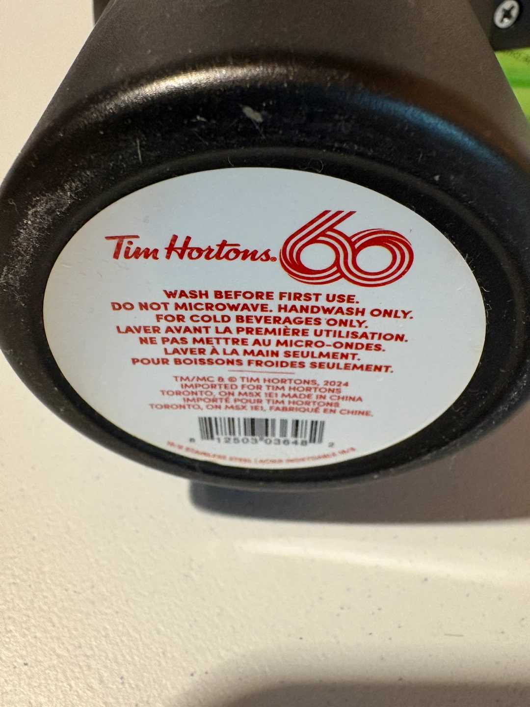 Tim Hortons 2024 Stainless Steel 40oz Tumbler - photo 2