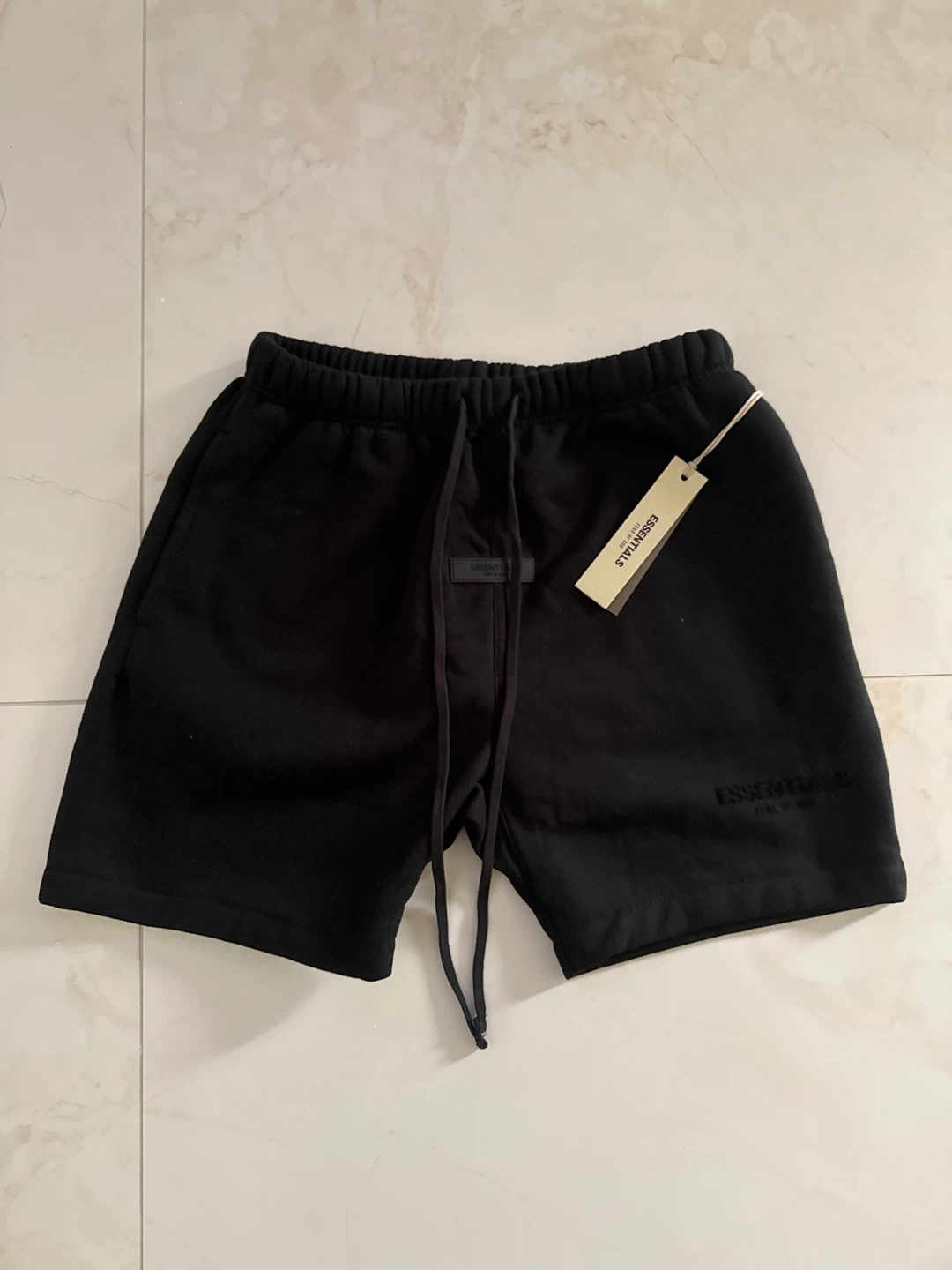Fear of God ESSENTIALS Black Sweat Shorts Size M - photo 2