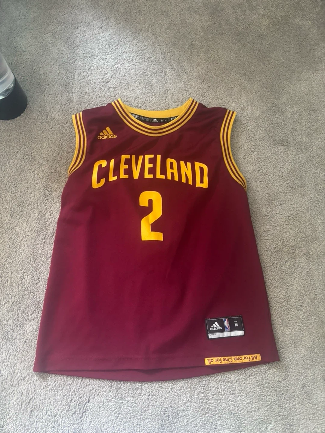 Adidas Cleveland Cavaliers Kyrie Irving #2 Basketball Jersey M