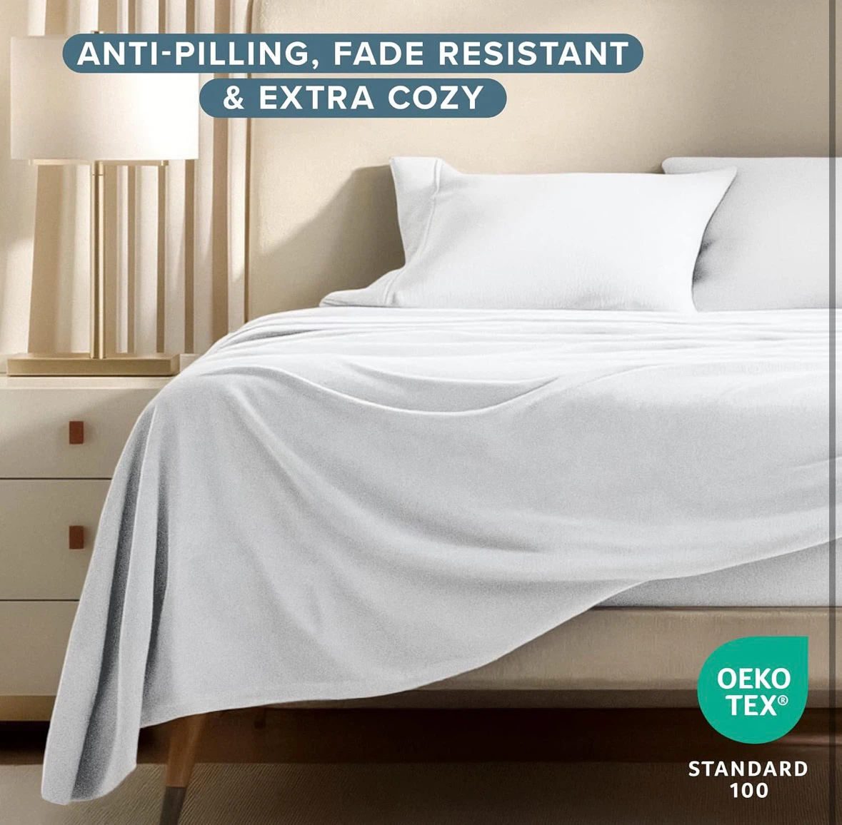Bare Home Twin Sheet Set - Polar Fleece - photo 2