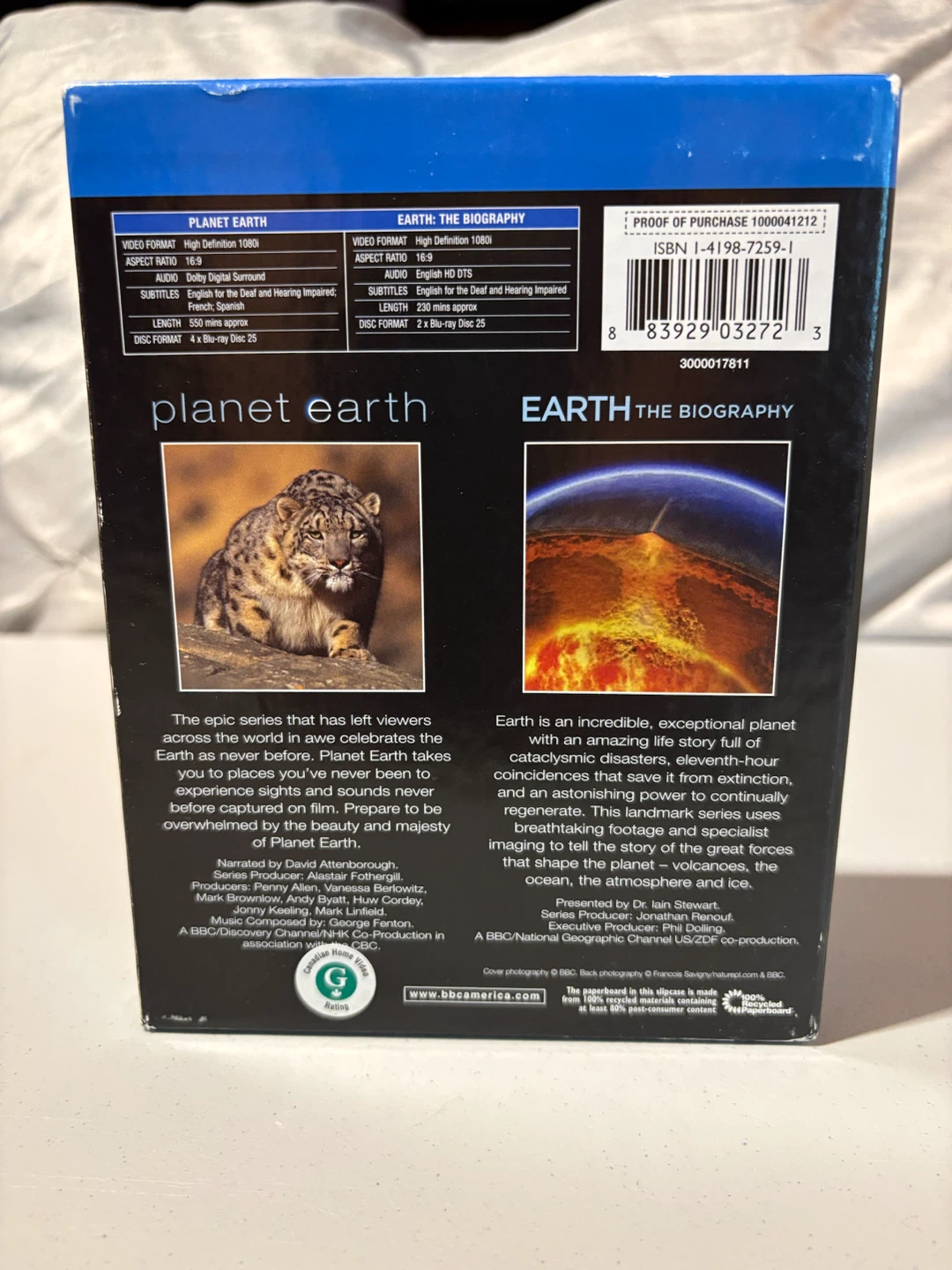 BBC Earth Collection Blu-ray Box Set - photo 2