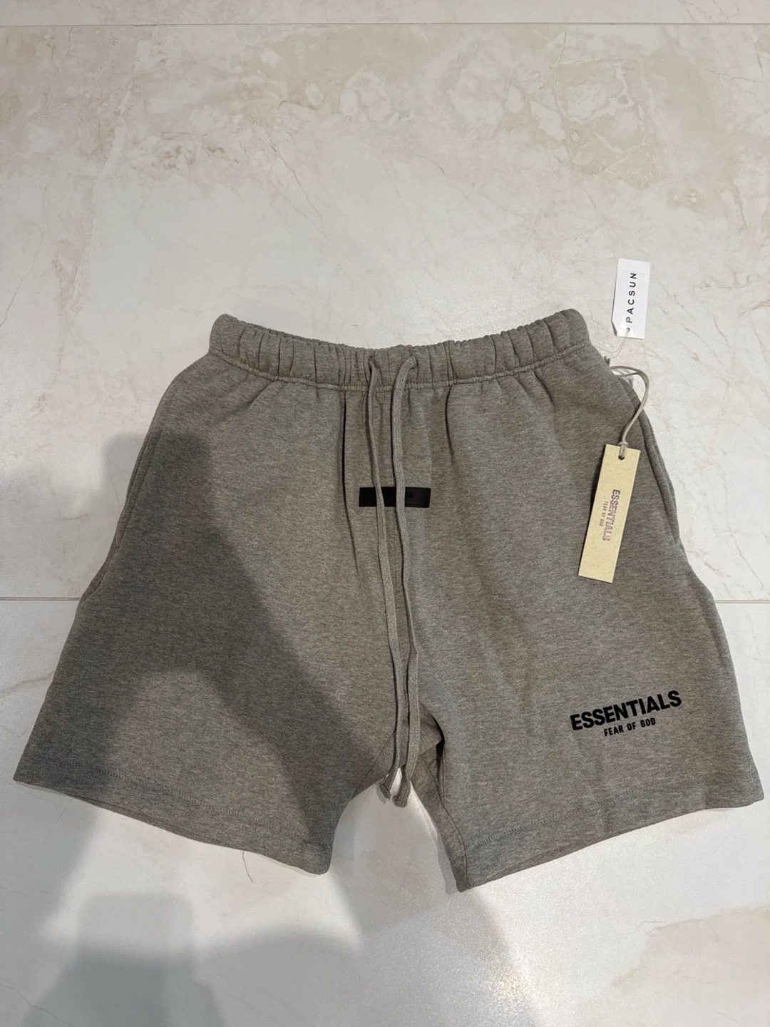 Essentials Fear of God Sweat Shorts Medium Grey - photo 2