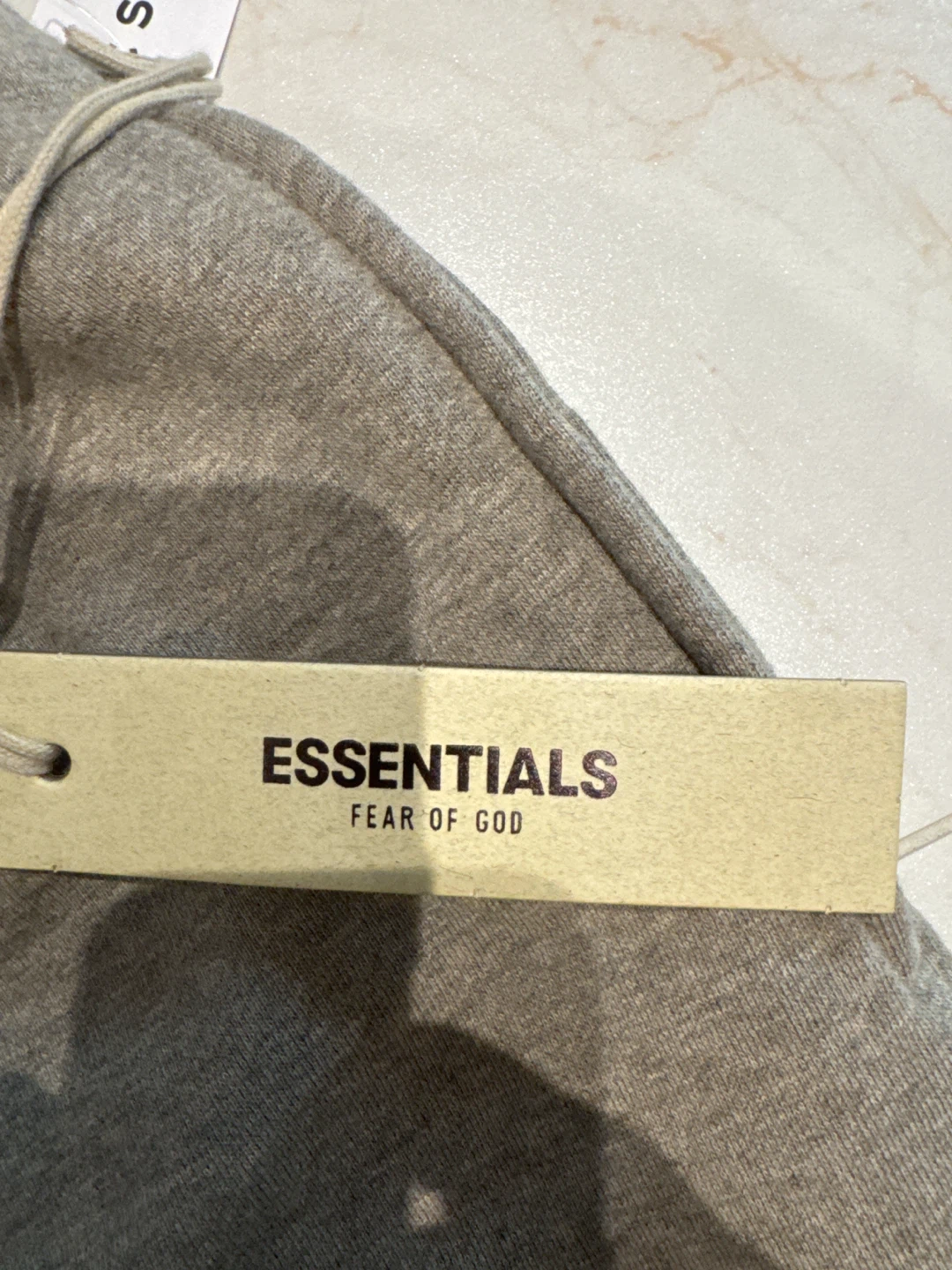 Essentials Fear of God Sweat Shorts Medium Grey - photo 4