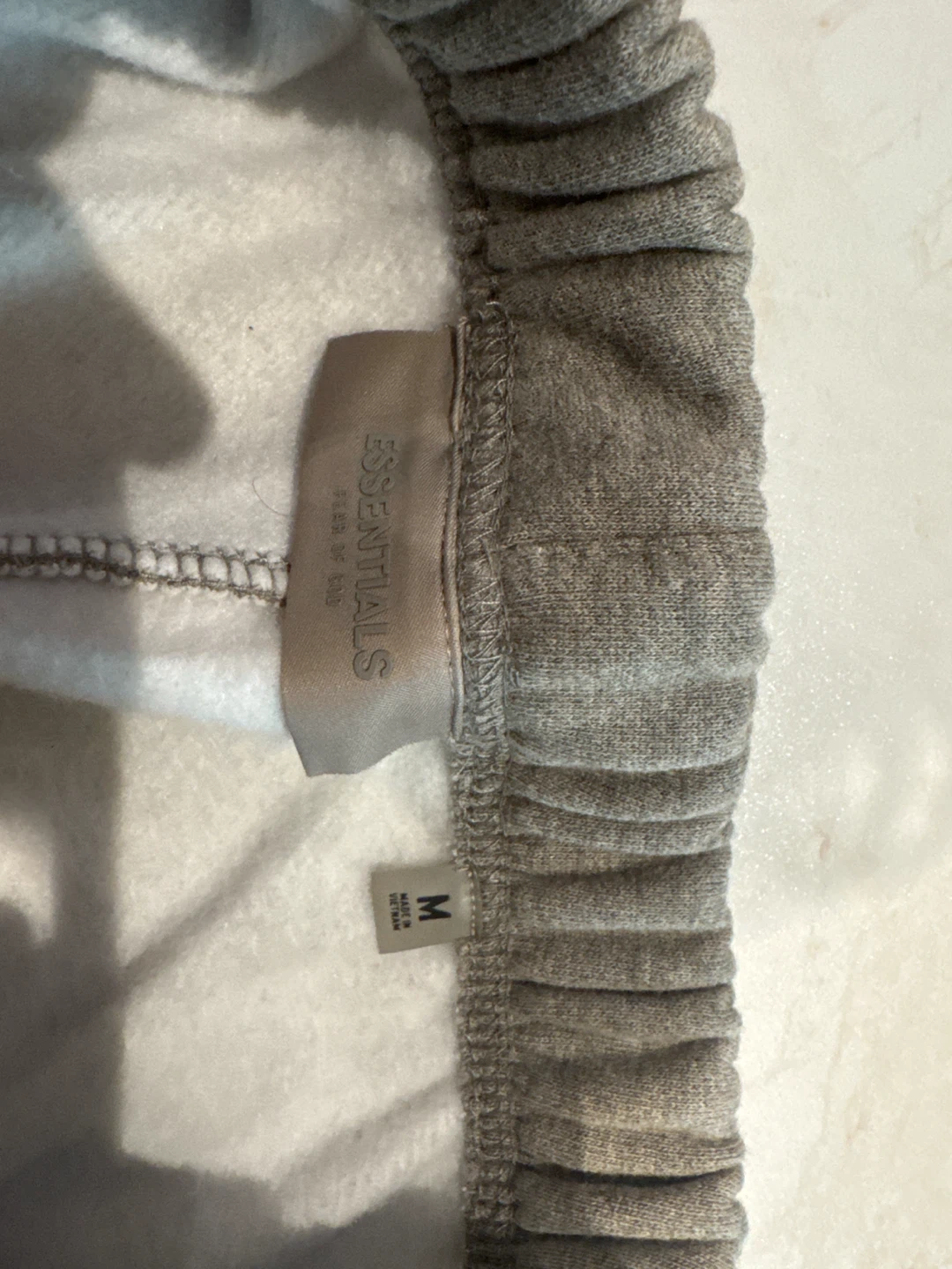Essentials Fear of God Sweat Shorts Medium Grey - photo 5