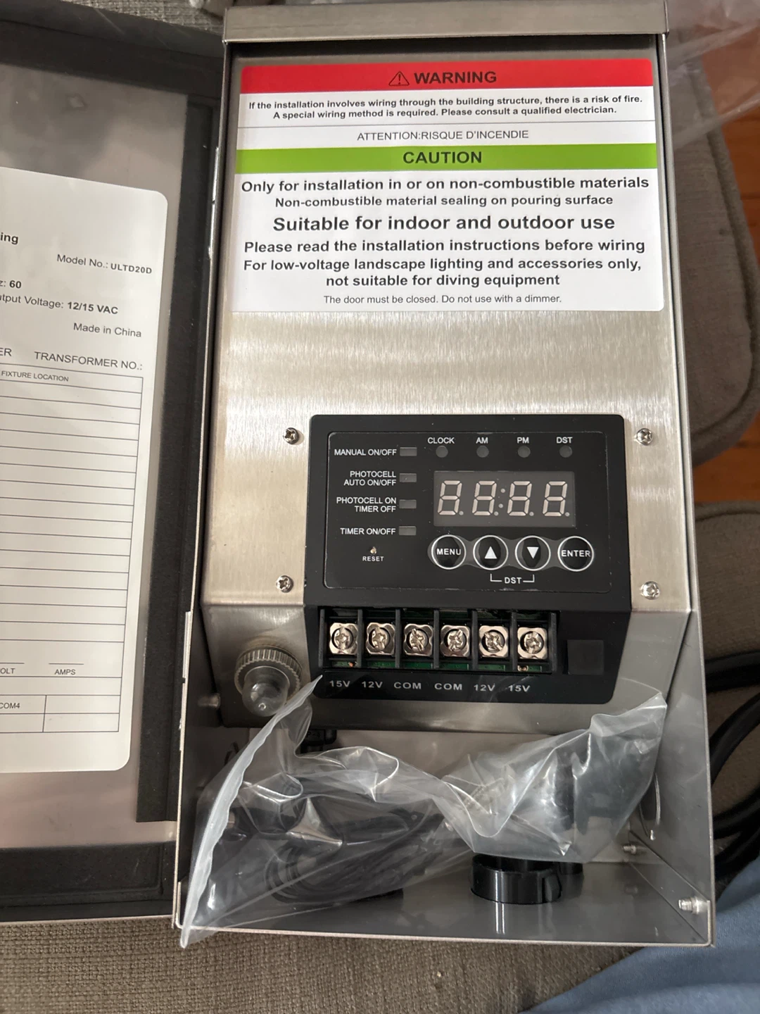 Suraielec Low Voltage Landscape Lighting Transformer - photo 3
