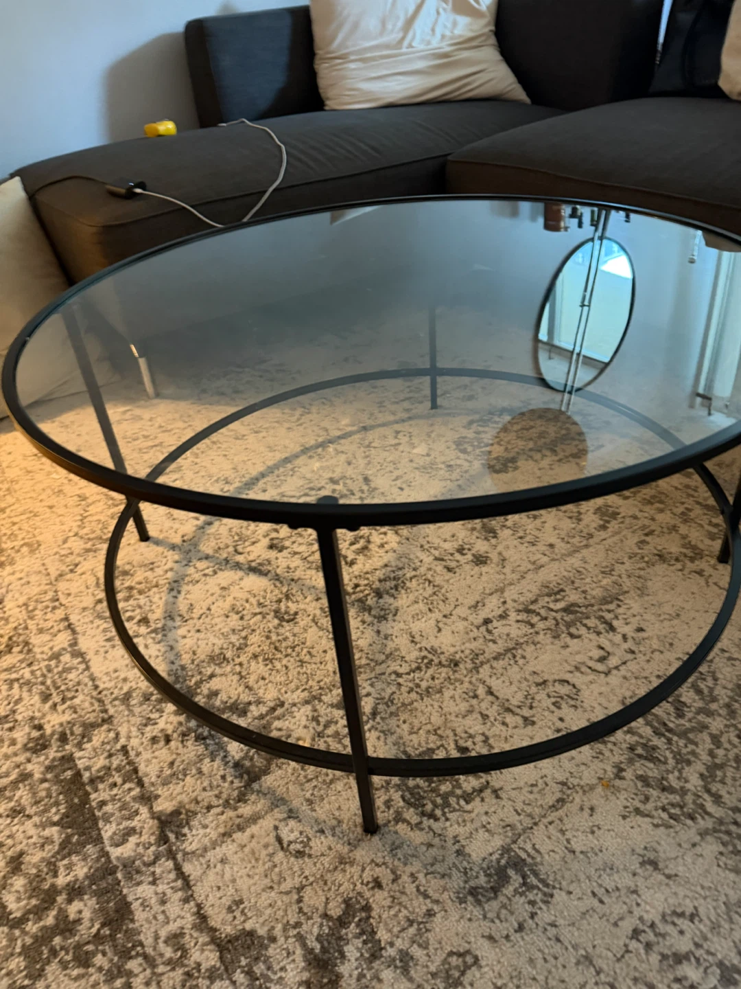 Round Glass Coffee Table