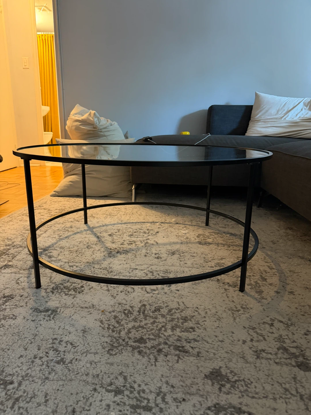 Round Glass Coffee Table - photo 3