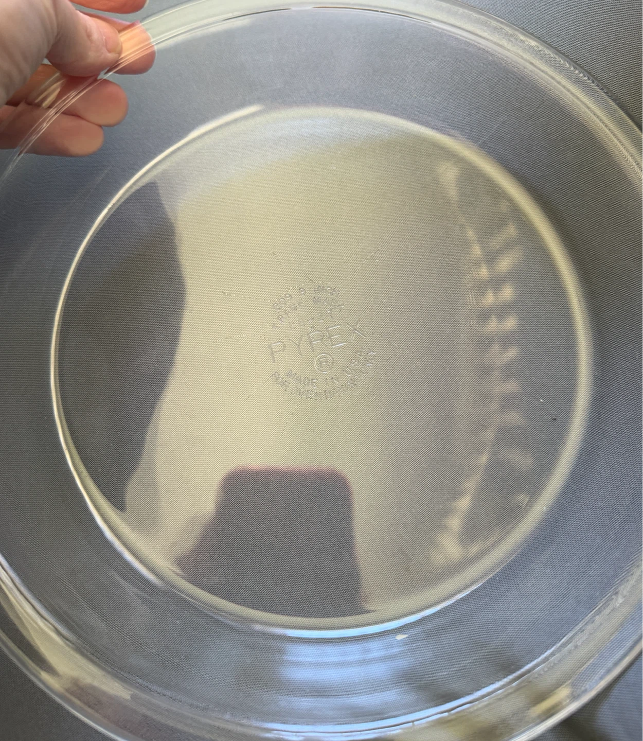 Vintage PYREX #209 9 In Glass Pie Plate