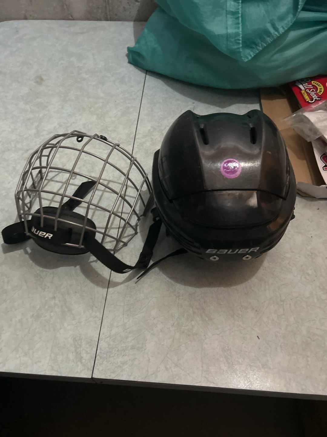 Bauer Hockey Helmet with Cage