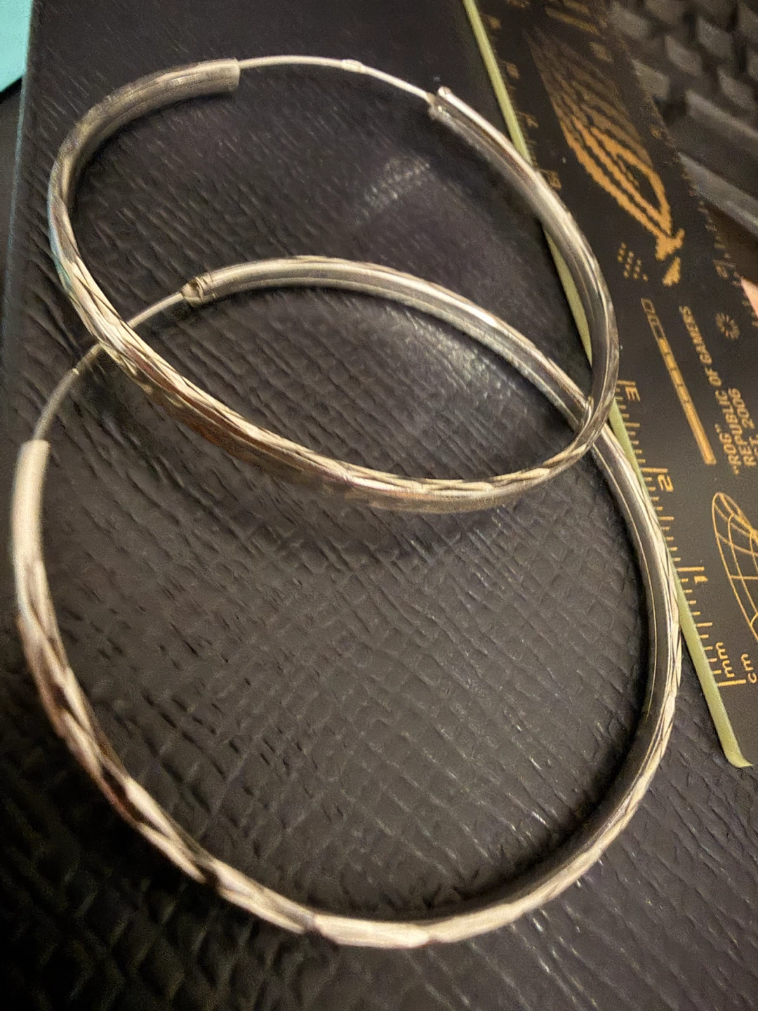 Sterling Silver 925 Hoop Earrings - photo 2
