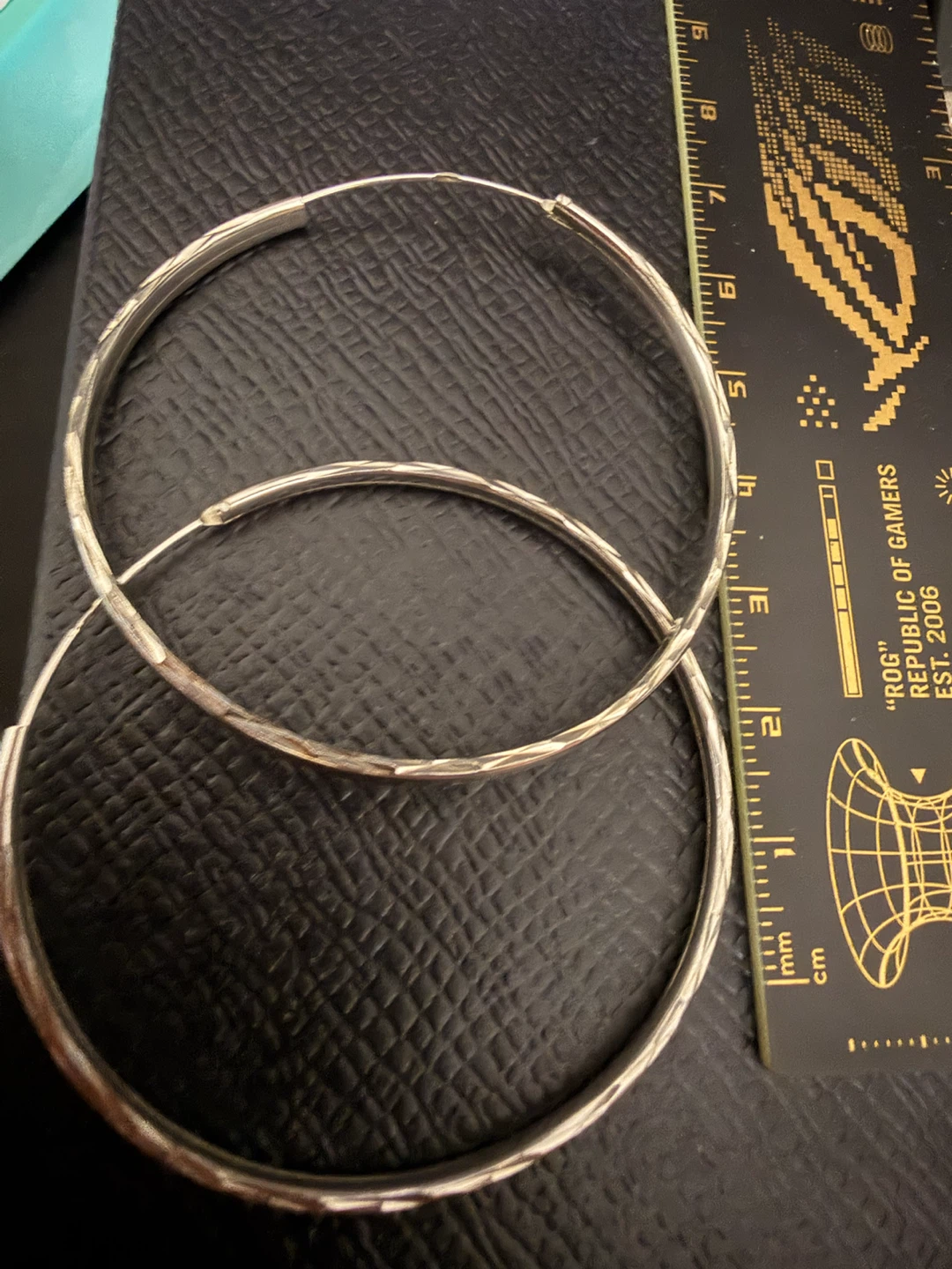 Sterling Silver 925 Hoop Earrings - photo 4