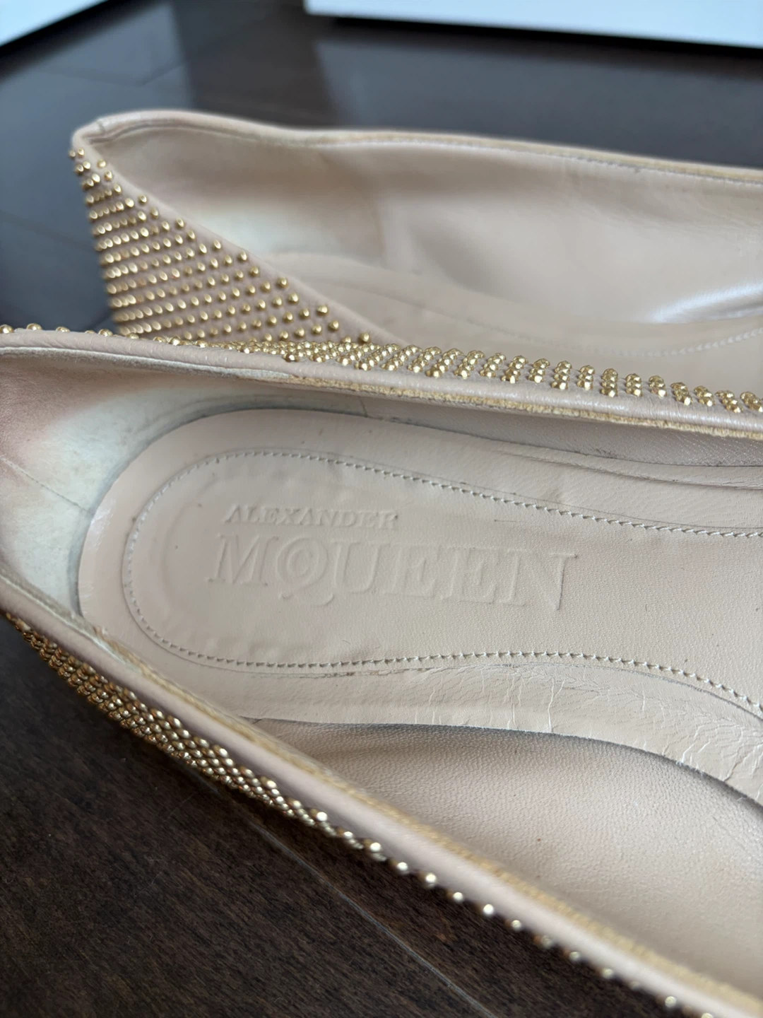 Alexander McQueen Studded Ballet Flats EU38 - photo 4
