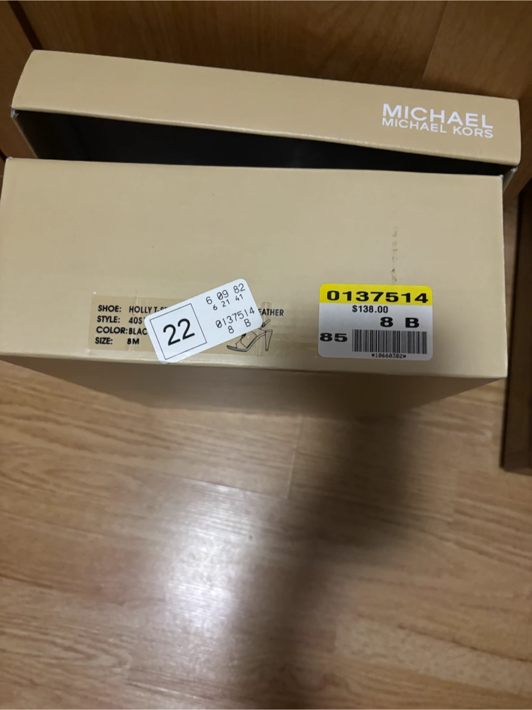 Michael Kors Black Heeled Sandals - Size 8M - photo 5