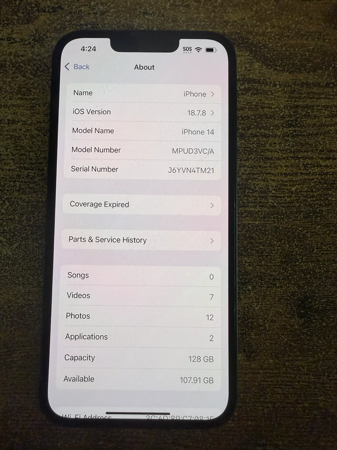 iPhone 14 128 GB in a good condition