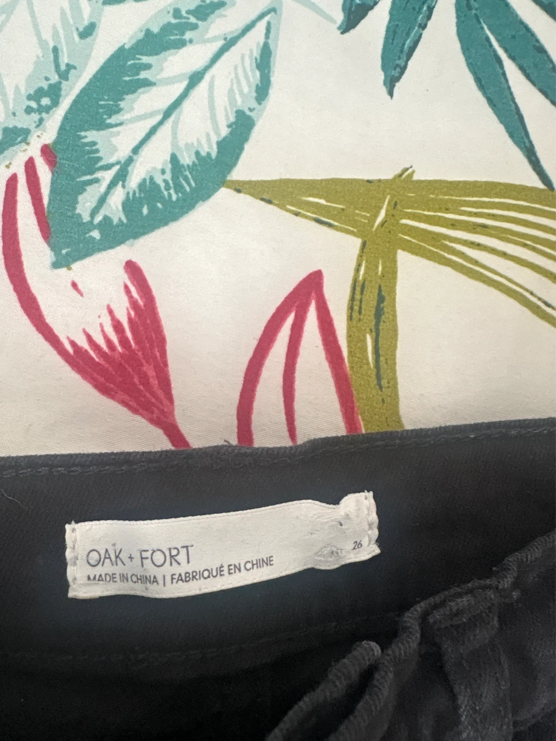 Oak + Fort Black Jeans - photo 2
