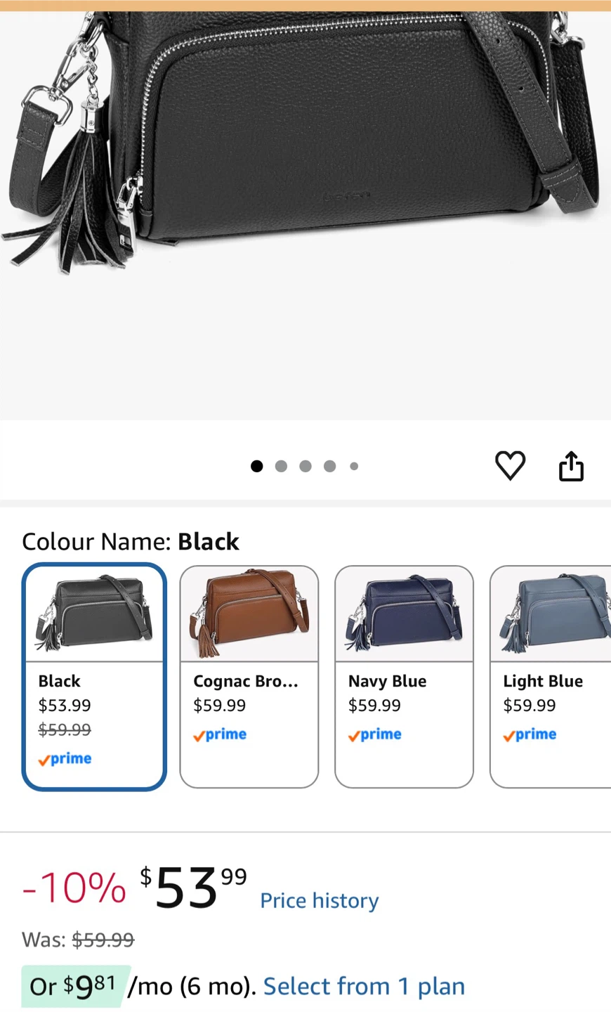 Bench Black Leather Crossbody Bag - photo 5