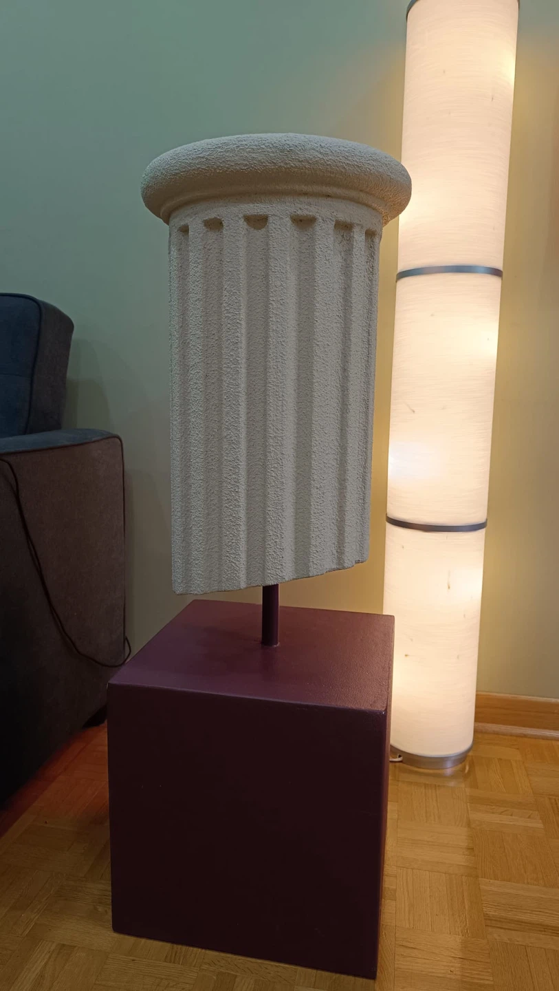 Pillar Pedestal Side Table