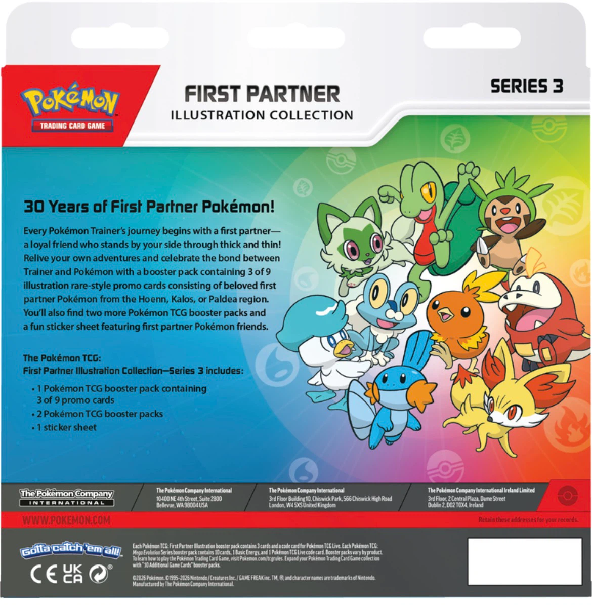 Pokémon First Partner Illustration Collection Series 3 - photo 2
