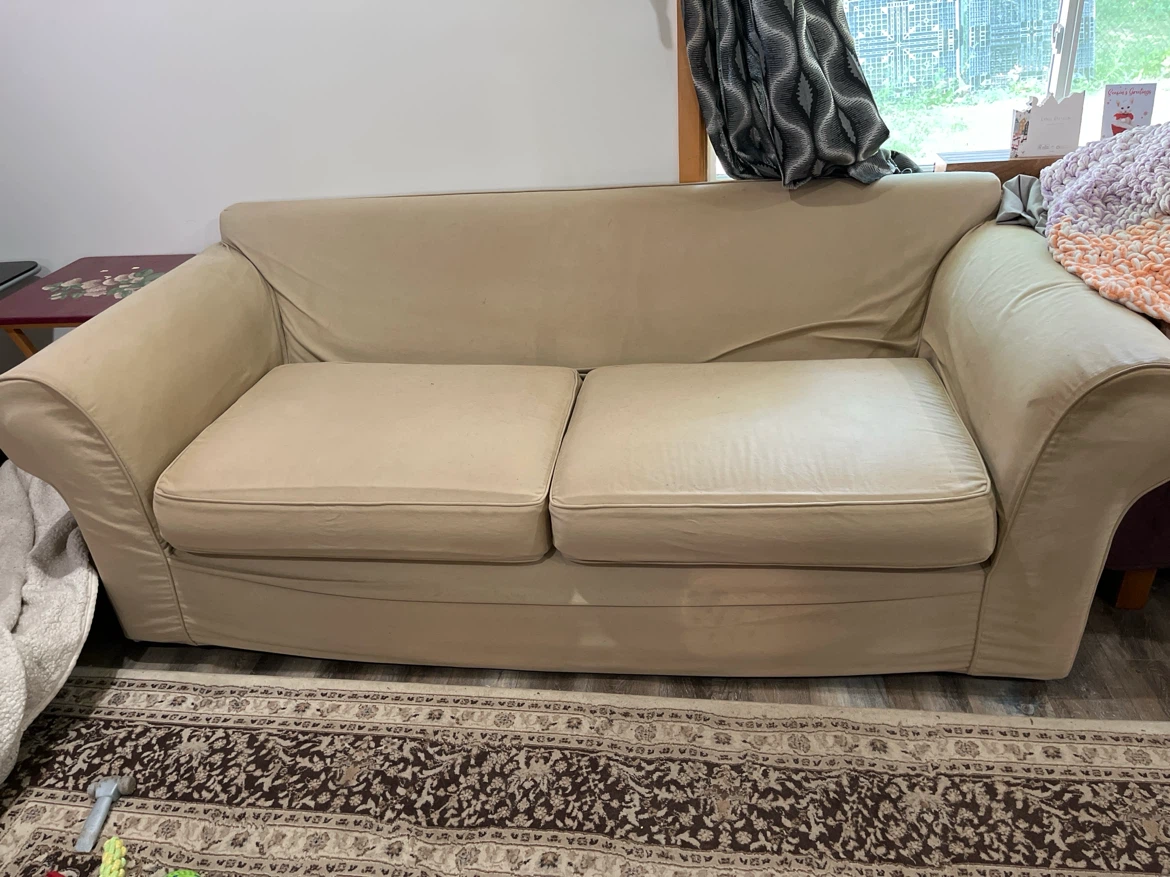 FREE OVERSIZED TWO SEAT COUCH