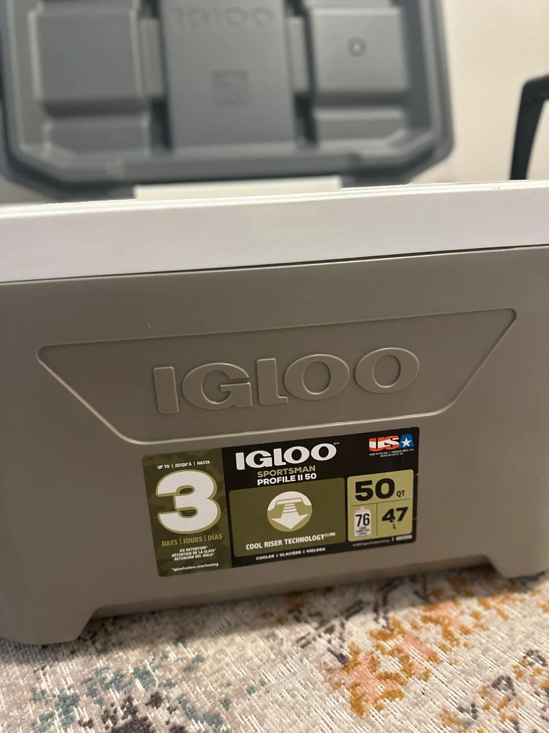 Igloo Sportsman Profile II 50 QT Cooler – Like New - photo 2