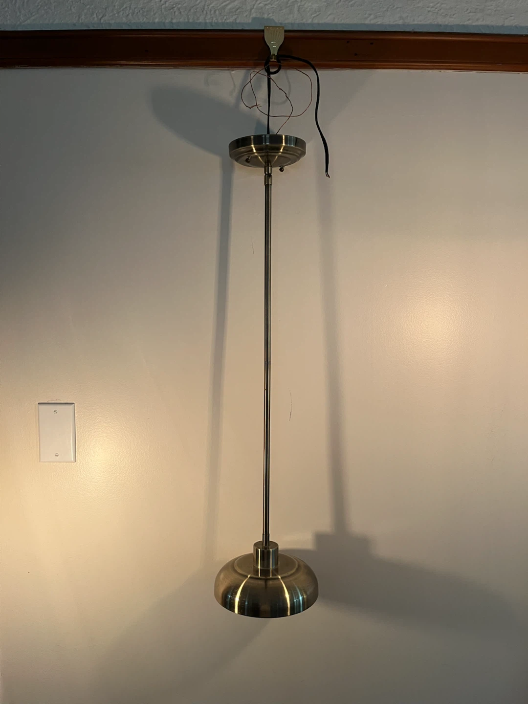Antique Brass Pendant Light Fixture