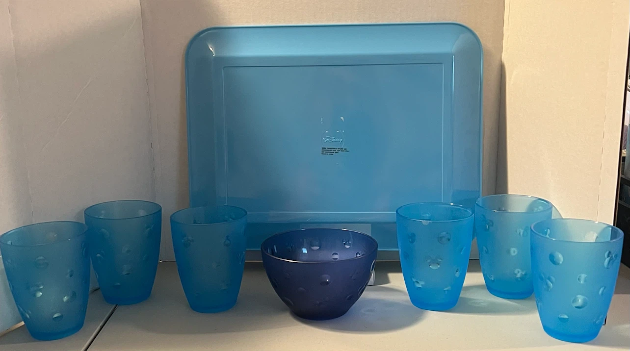Disney Mickey Mouse Blue Dinnerware Set (8 Piece Set) - photo 3