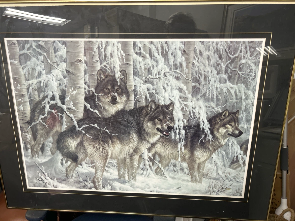 Framed Painting - Woodland Scene limited edition prints