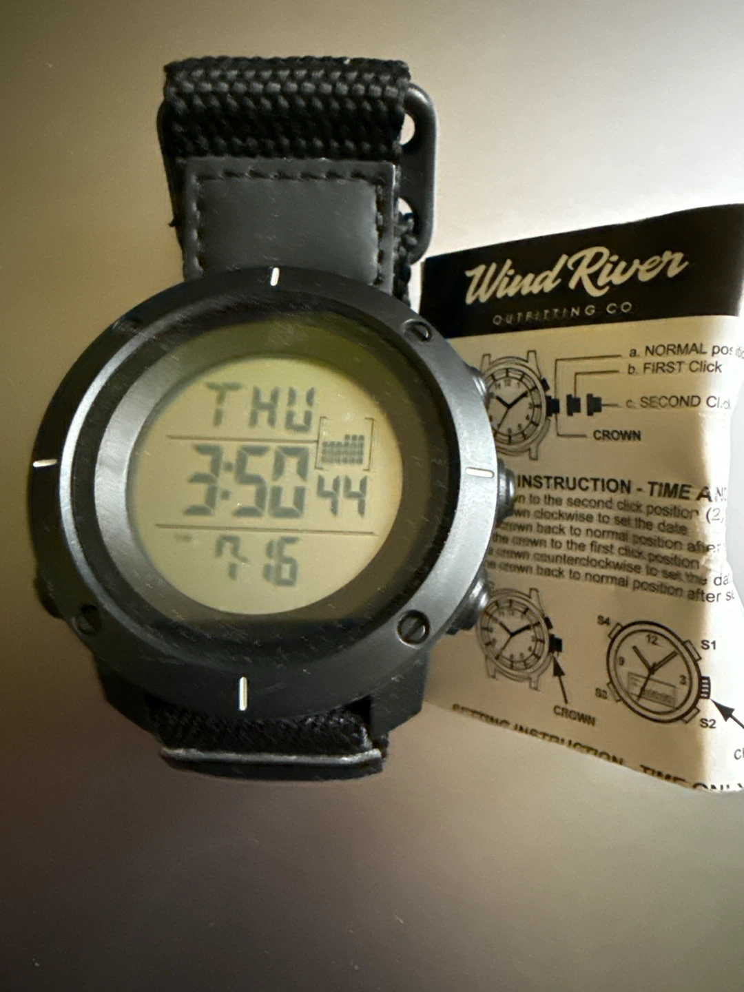 Wind River Digital Watch adjustable - photo 2