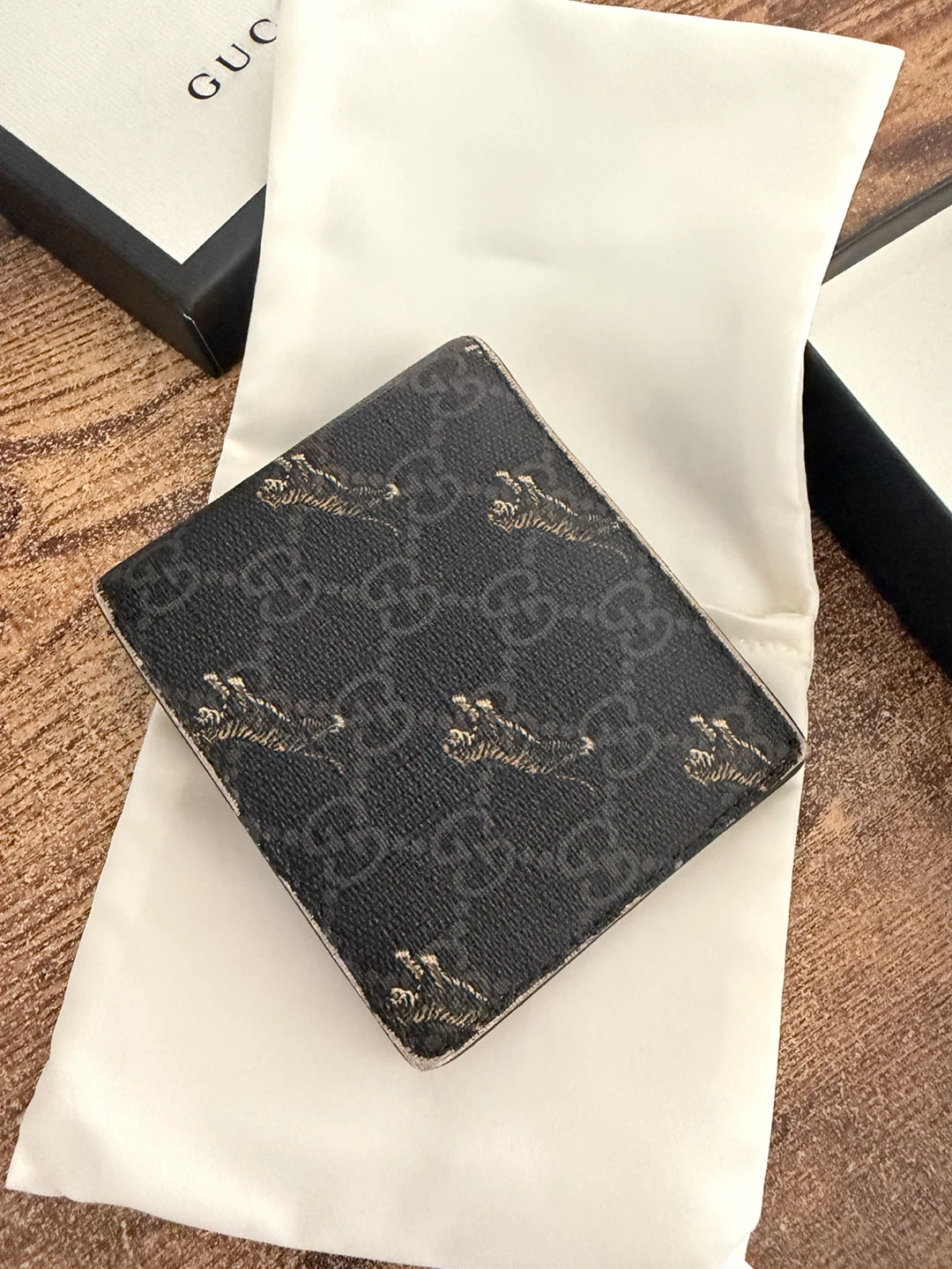 Gucci Wallet with Tiger Print