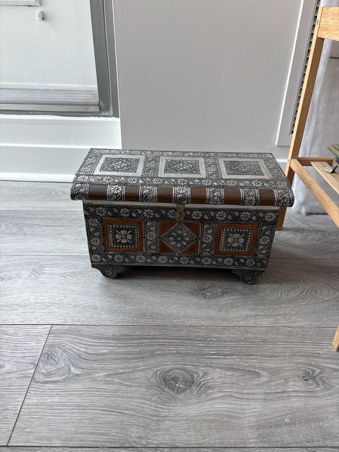 Antique Decorative Ornate Hinged Box