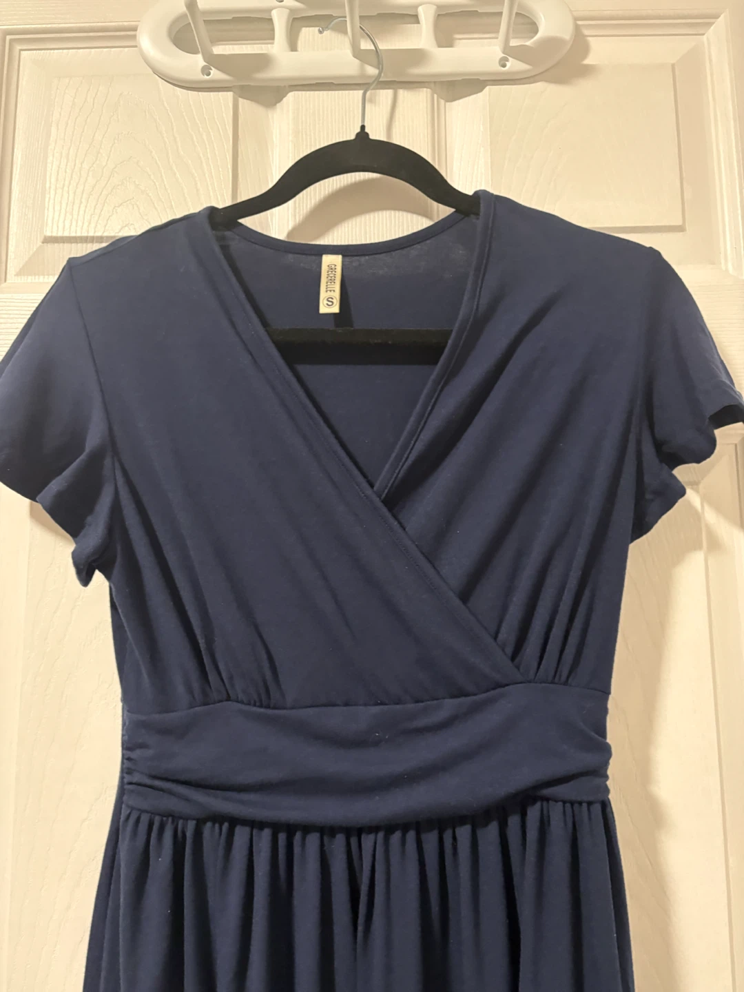 Navy Blue Wrap Dress - photo 2