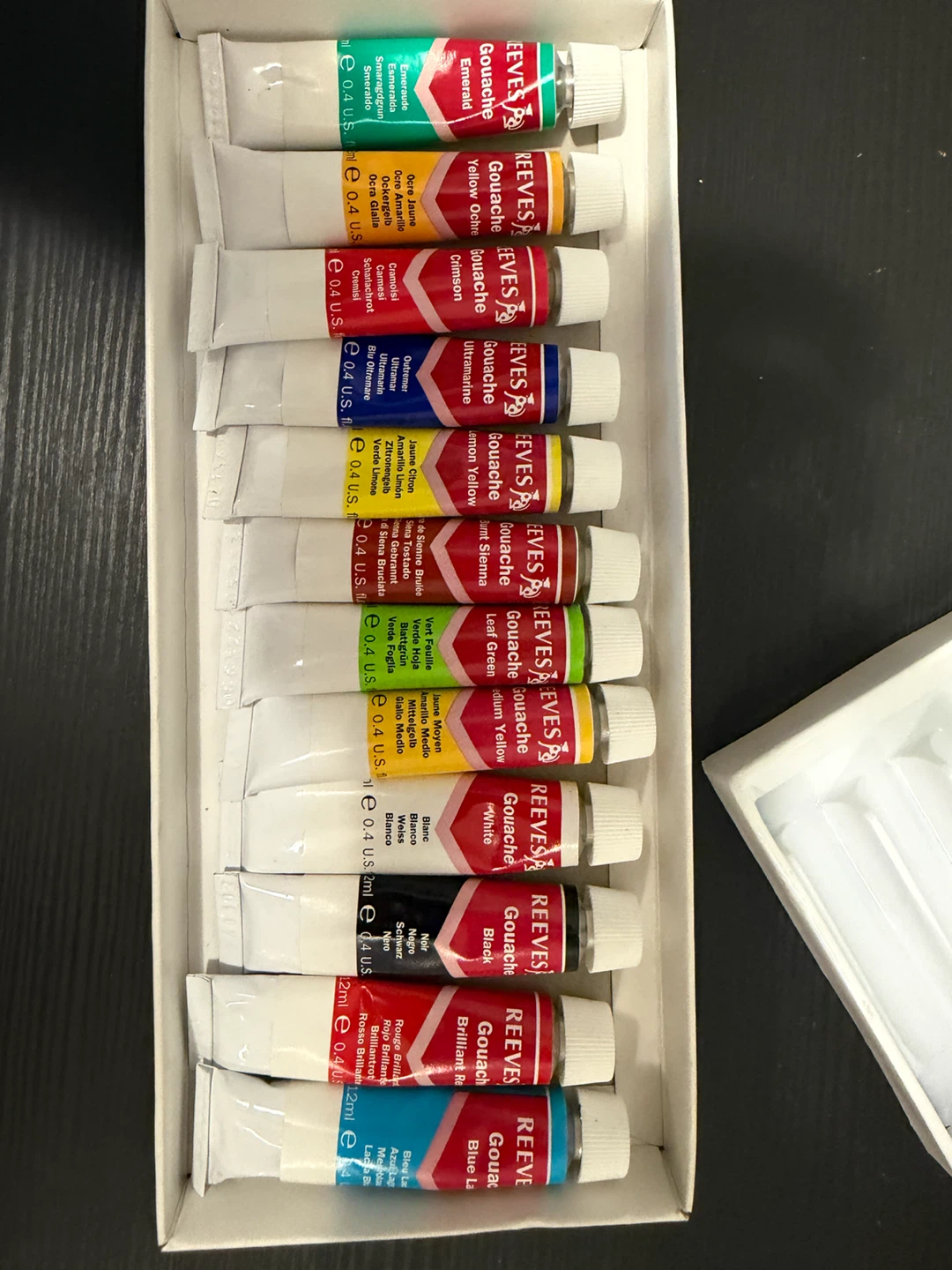 Reeves Gouache Paint Set - 12 Tubes (Lightly Used) - photo 2