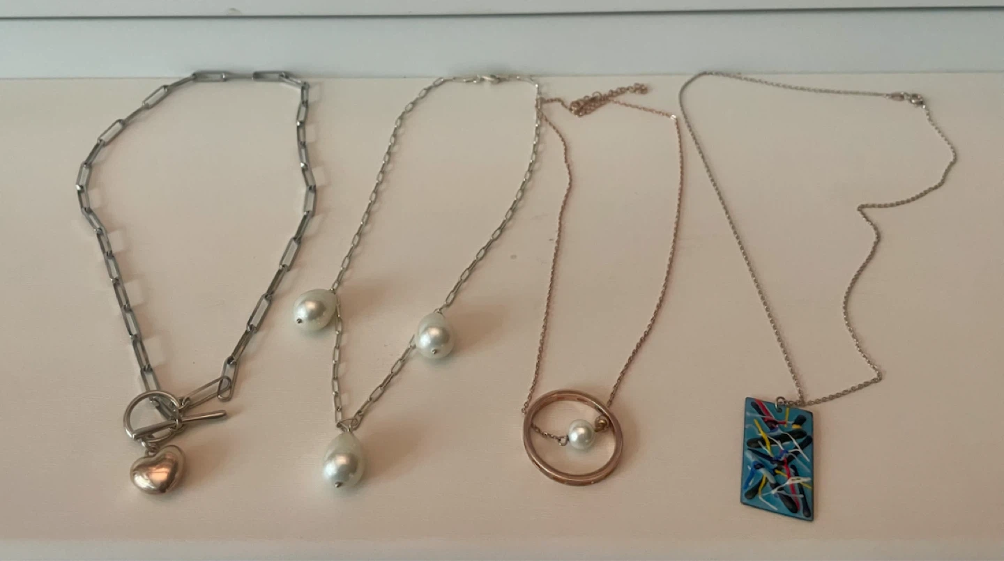 Contemporary Sterling Silver Necklaces