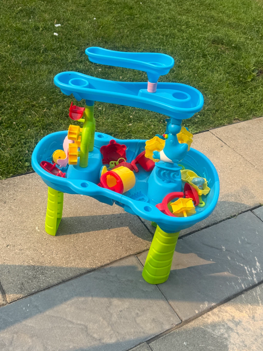 Blue Water and Sand Play Table with Accessories - photo 2