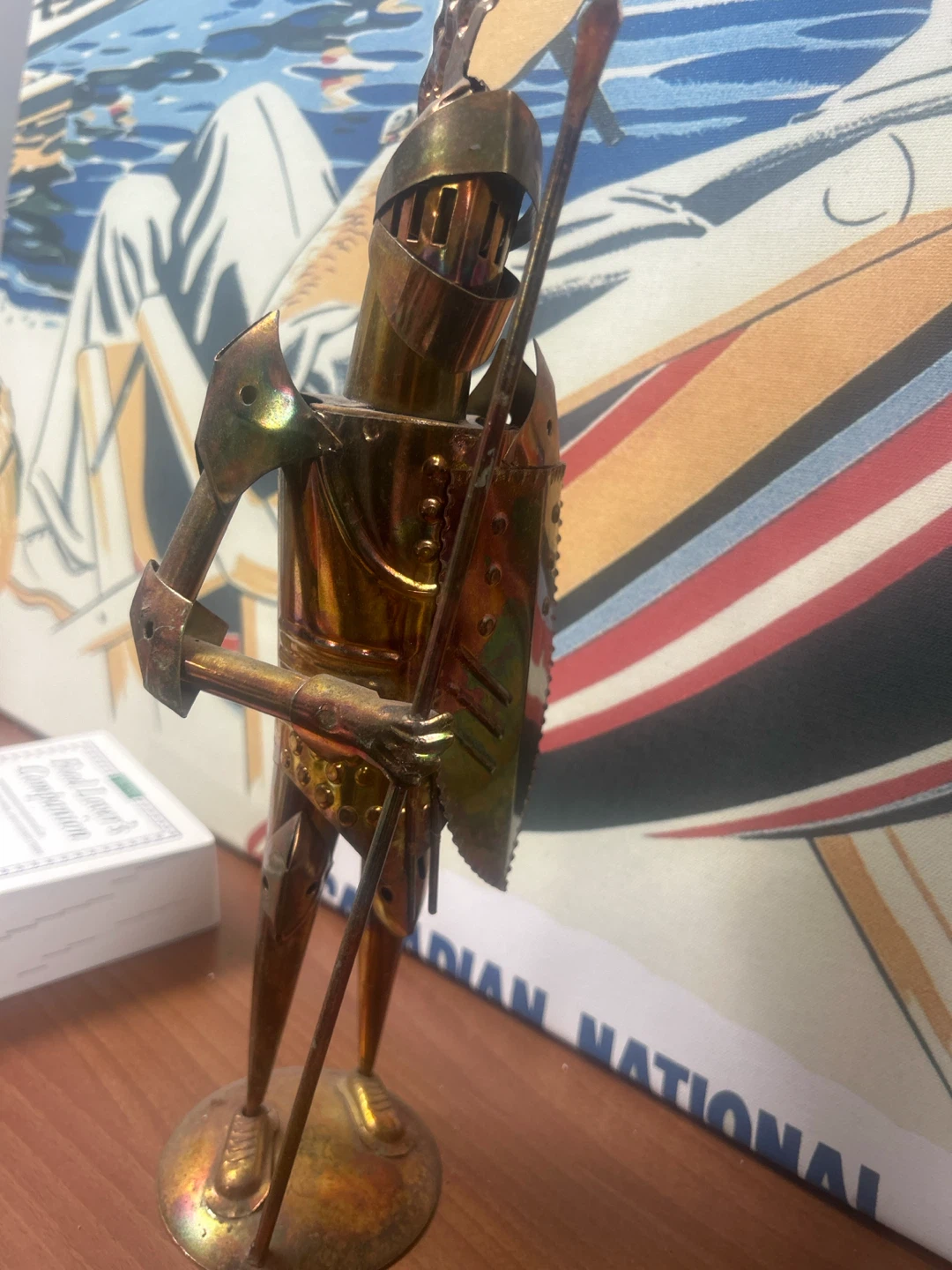 Metal Knight Figurine