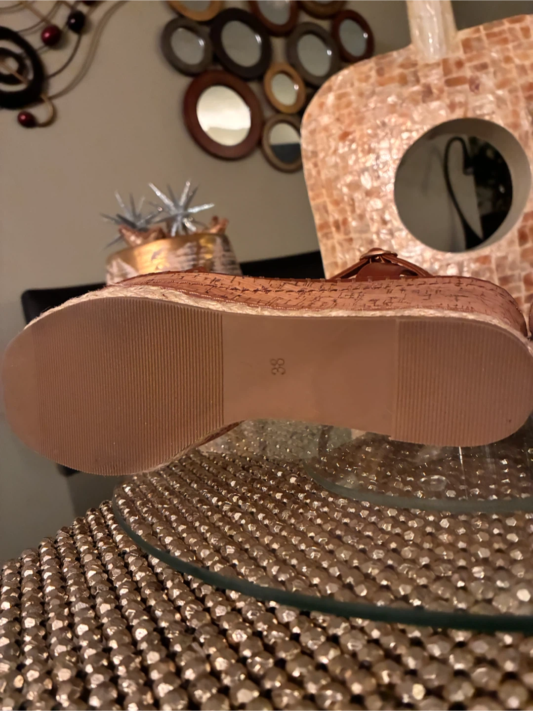 Brown Wedge Sandals - photo 3
