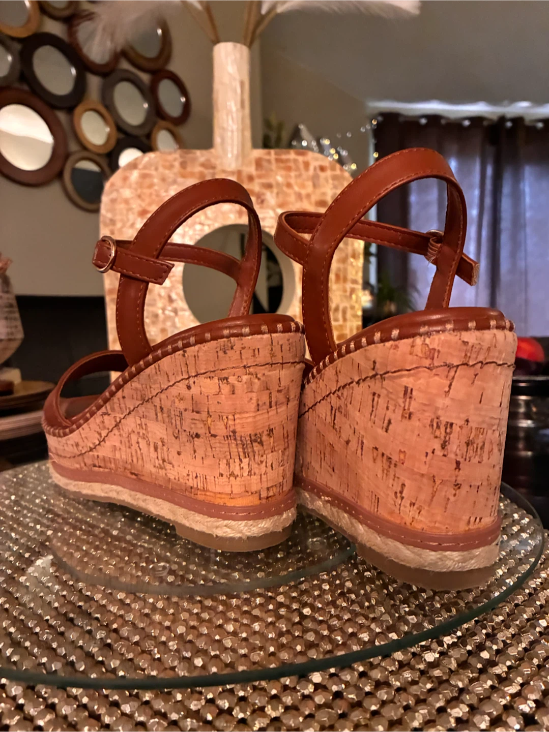 Brown Wedge Sandals - photo 4