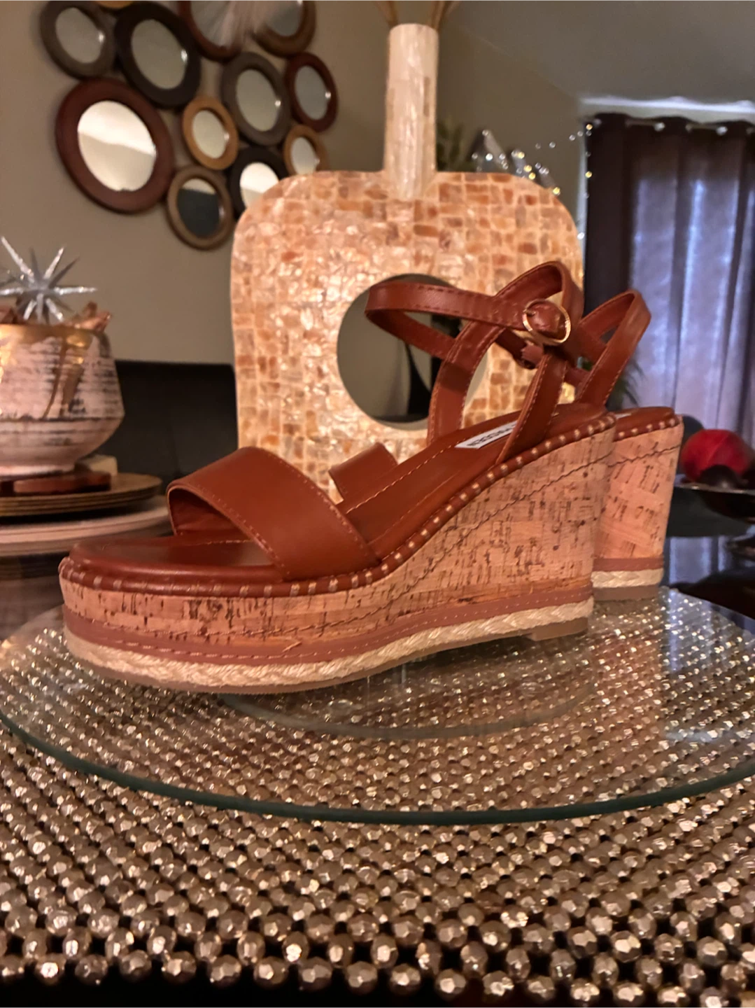 Brown Wedge Sandals - photo 5