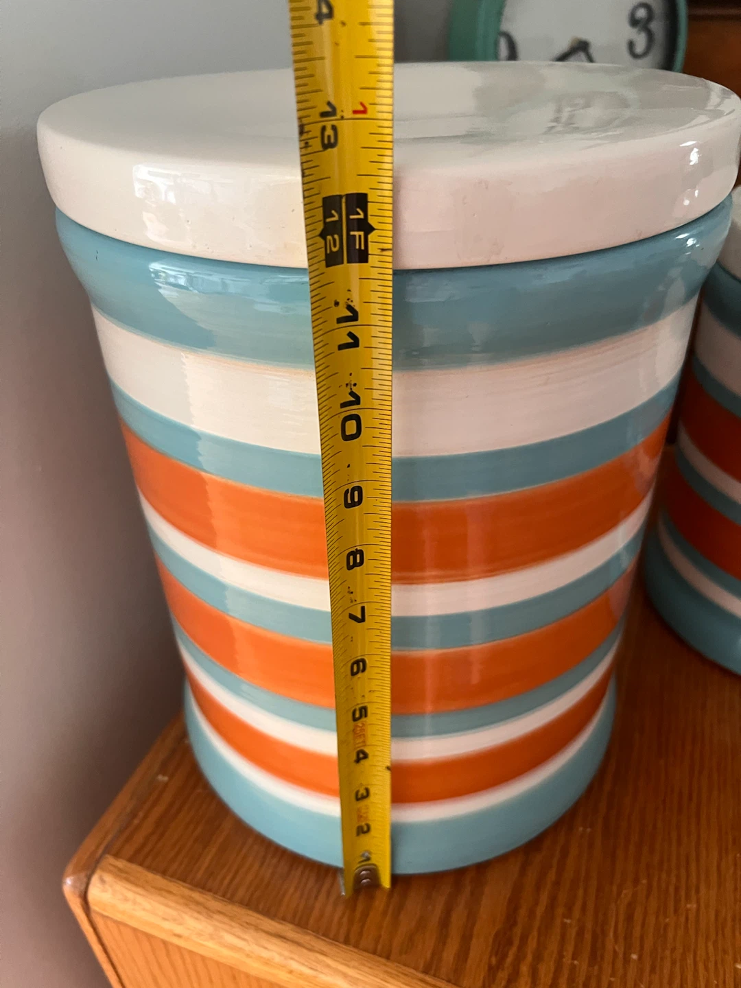 Ceramic Storage Canister Set - Striped - photo 4