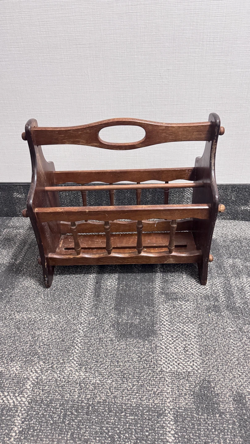 Wooden Magazine Rack